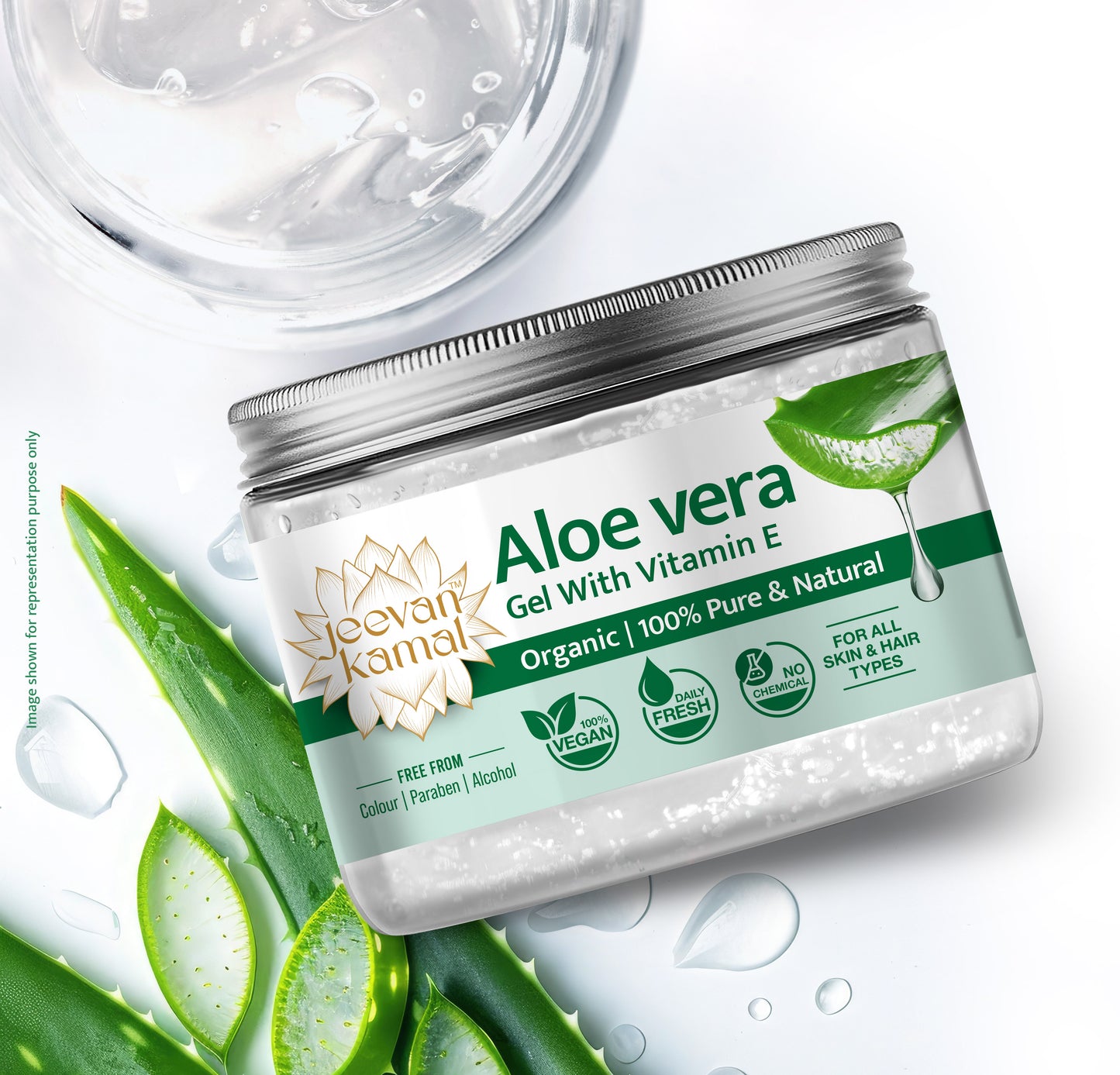 Jeevan Kamal Aloe Vera Gel | Organic | 100% Pure & Natural