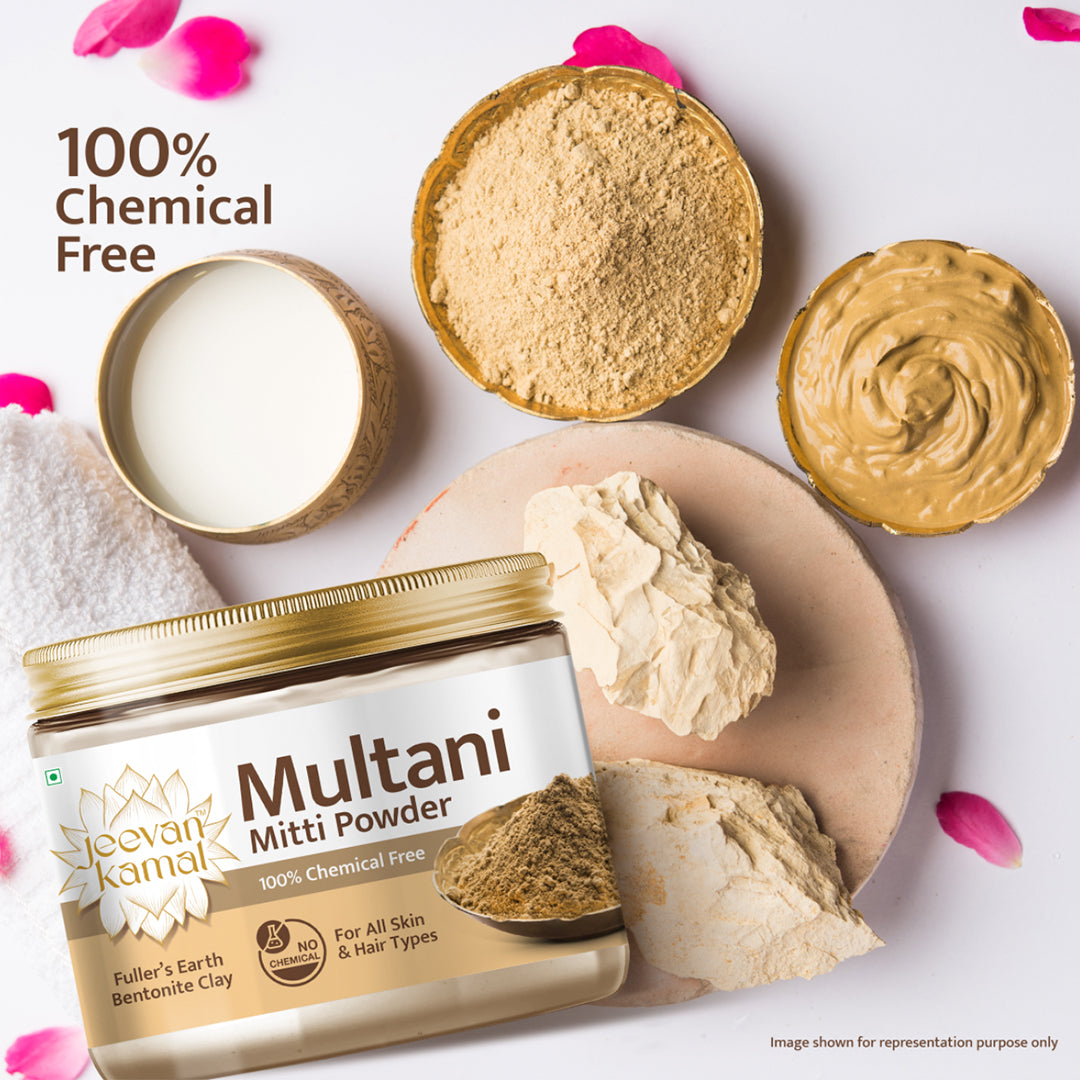 Jeevan Kamal Multani Mitti Powder | Organic | 100% Pure & Natural