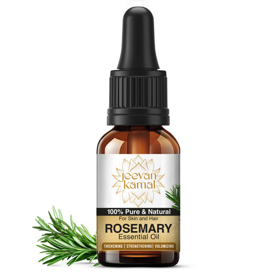 Jeevan Kamal Rosemary Essential Oil for Hair Growth, Hair Fall Control and Nourishment, Skin Care Organic, 100% Pure, Natural